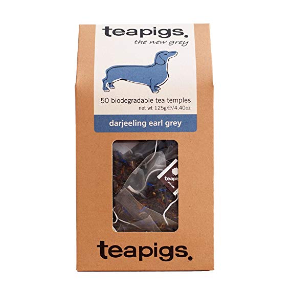 teapigs Darjeeling Earl Grey Tea 125 g (Pack of 1, Total 50 Tea Bags)