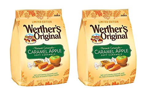 Werther's Original Harvest Caramels Apple Soft Caramels 9.4 Oz (Pack of 2)