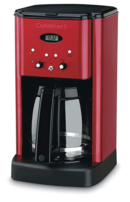 Cuisinart DCC-1200MR Brew Central 12-Cup Programmable Coffeemaker, Metallic Red