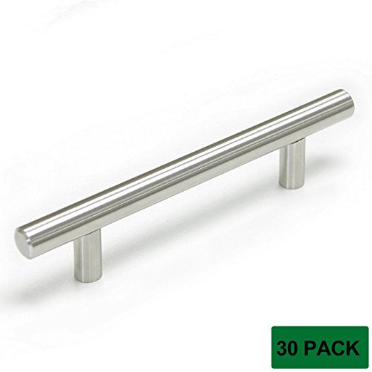 Probrico T Bar Cabinet Pulls Stainless Steel Kitchen Handles 6 Inch Length 30 Packs