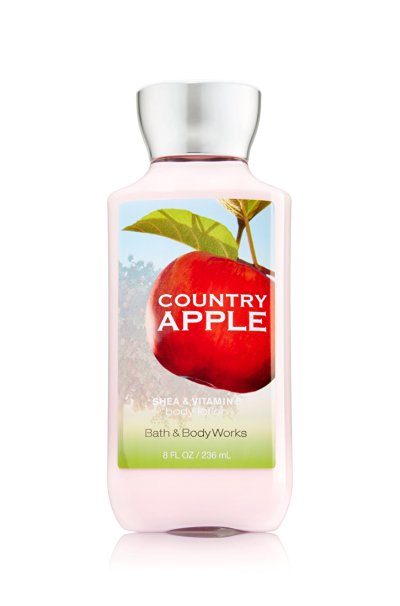 Bath & Body Works Country Apple Pleasures Collection Body Lotion 8 oz