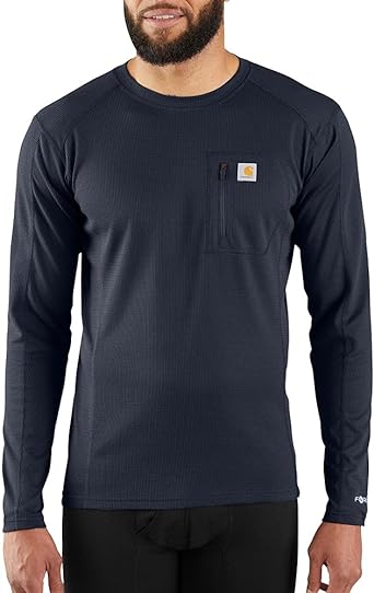 Carhartt Mens Base Force Midweight Tech Thermal Base Layer Long Sleeve Shirt