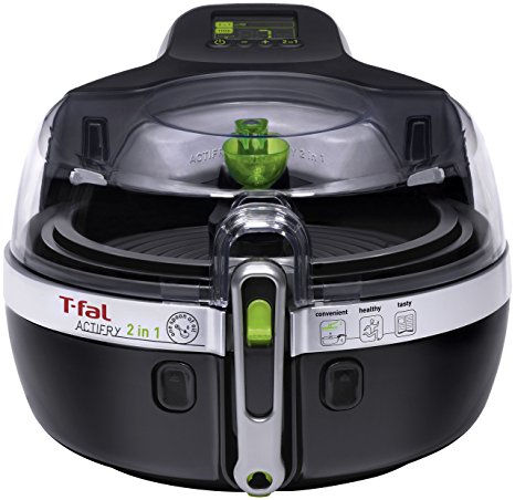 T-Fal YV960151 ActiFry 2 IN 1 Multi-Cooker, Black