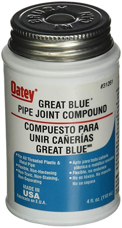 Oatey 31261 Blue Pipe Joint Compound, 4 fl-Ounce