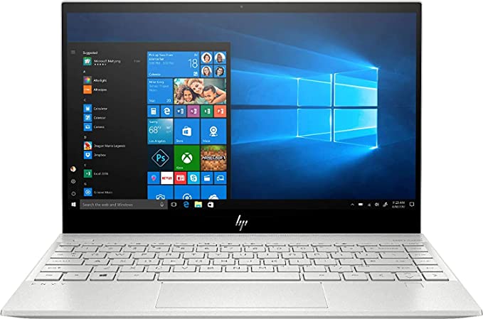 2020 HP Envy 13.3" 4K Ultra HD Touchscreen Laptop Computer, 10th Gen Intel Quard-Core i7 1065G7 up to 3.9GHz, 8GB DDR4 RAM, 512GB PCIe SSD, Online Class Ready, Silver, Windows 10, iPuzzle Mouse Pad