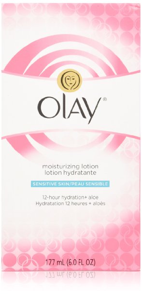 Olay Moisturizing Lotion Sensitive Skin 6-Ounce Pack of 2