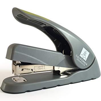 Heavy Duty Stapler for Office Desk with One Touch Technology - Low Force and High Capacity for Reduced Effort - Staples 40 Pages - Ergonomic Hand Grip - Great for Work College or Home Office Supplies