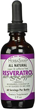 Herbasway Laboratories Red Wine Alternative with Resveratrol, 2 Fluid Ounce