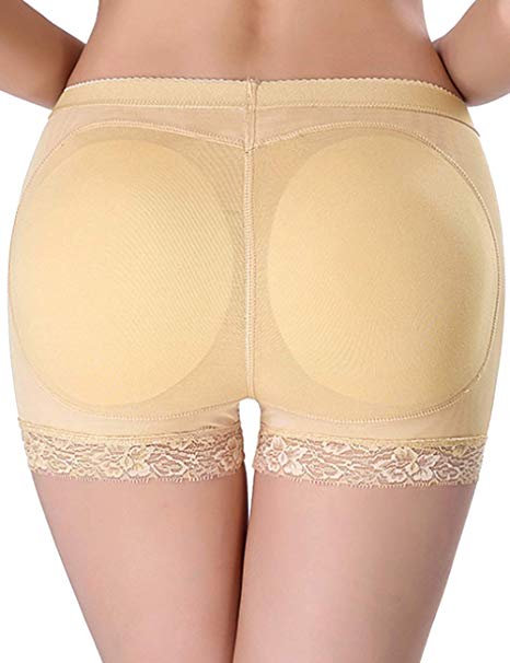 Butt Lifter Hip Enhancer Pads Underwear Shapewear Lace Padded Control Panties Shaper Booty Fake Pad Briefs Boyshorts