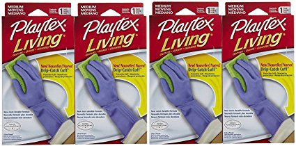 Playtex Gloves Playtex Living Size Medium (4-Pairs)