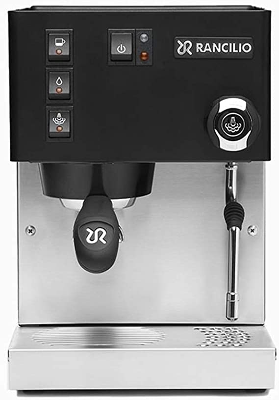 Rancilio Silvia M V6 Espresso Machine - Stainless Steel (Black)