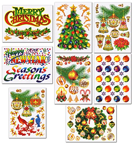 Christmas Window Clings Decals