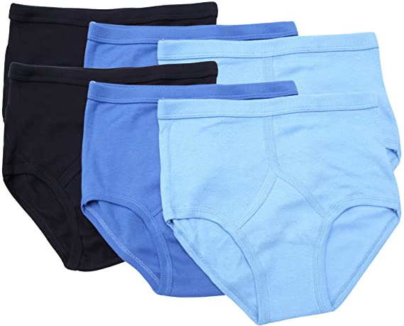 Special Offer: Mens 100% Cotton Y Fronts Underwear (Pack of 6) (Waist: 40-42inch, 102-107cm (X-Large)) (Assorted)