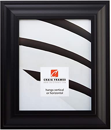 Craig Frames 21834700BK 20 by 24-Inch Picture Frame, Smooth Wrap Finish, 2-Inch Wide, Black