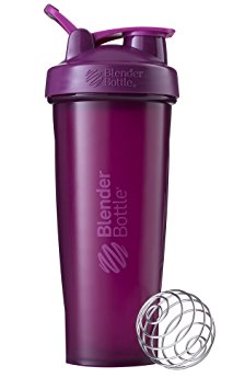 BlenderBottle Classic Loop Top Shaker Bottle, 32-Ounce, Plum/Plum