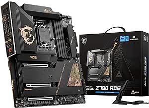 MSI MEG Z790 ACE Motherboard E-ATX - Supports Intel Core 12/13th Gen Processors, LGA 1700, DDR5 Boost (7800 MHz/OC), 2x PCIe 5.0 x16, 1x PCIe 4.0 x16, 1 x M.2 Gen5, 4 x M.2 Gen4, 2.5Gbps LAN, Wi-Fi 6E