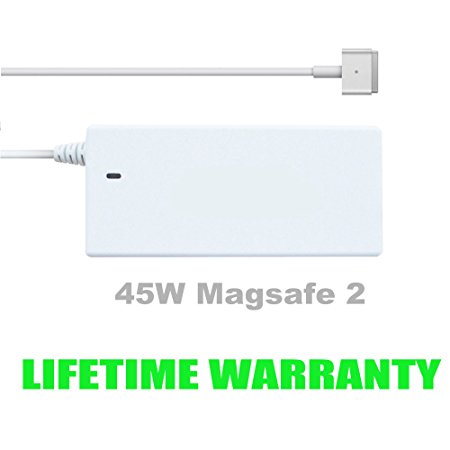 Singo 45W MagSafe 2 Power Adapter Replacement for MacBook Air 11.6" & 13.3"（Compatible with Macbook A1436 A1465 A1466 A1435 Mid2012 Late )