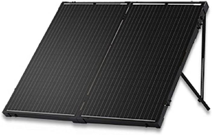 Renogy 200 Watt 12 Volt Monocrystalline Off Grid Portable Foldable 2Pcs 100W Solar Panel Suitcase Built-in Kickstand with Waterproof 20A Charger Controller