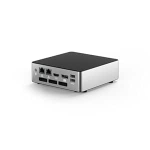 SKULLSAINTS Venom Mini PC, 12 Cores, 16 Threads, 16GB DDR5, 500GB SSD, Triple Display Support (HD/DP/USB-C), WiFi 6, Bluetooth 5.2, Dual Gigabit LAN, Windows 11 Pro (i7 13th Gen 1370p (12C, 16T))