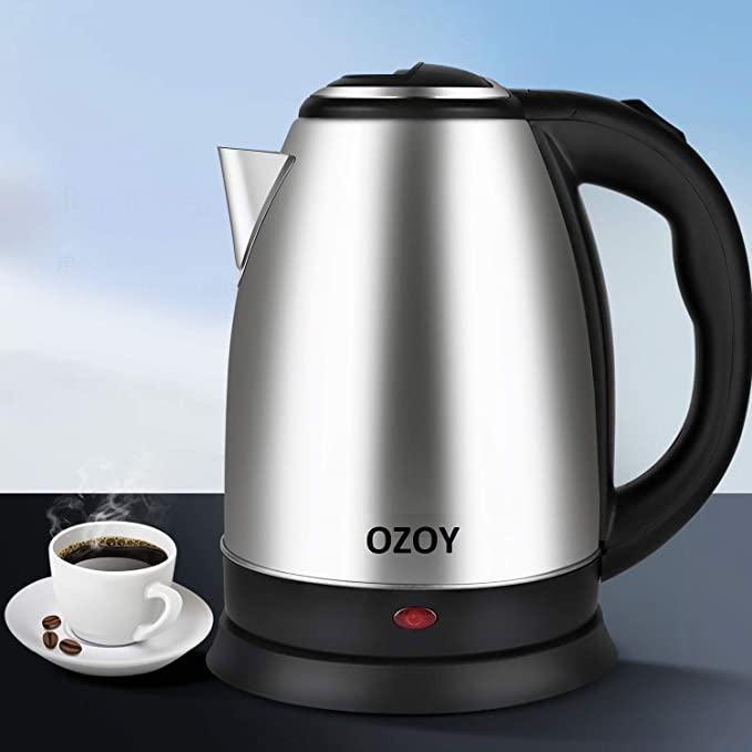 Zofey Ozoy Stainless Steel Electric Kettle- Tea and Coffee Maker/Milk Water Boiler/Heater ( 2.0 LTR , Silver)