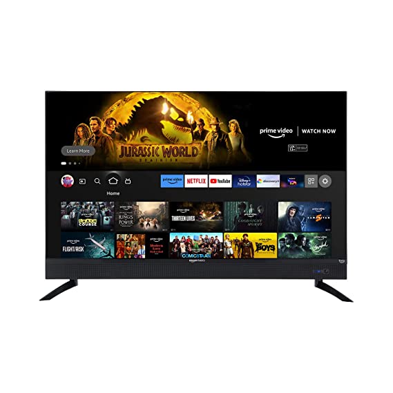 AmazonBasics 80cms (32 inch) HD Ready Smart LED Fire TV with Front Firing Speakers 20W, 2023 Model