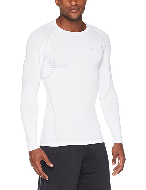 Tesla Men's Long Sleeve T-Shirt Baselayer Cool Dry Compression Top MUD11/R11/R01