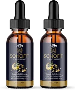 Sonofit Health Supplement Drops- Official Formula - Sonofit Wellness Boost, Sono Fit Vita-Enhance, Extra Strength - Sonofit Reviews (2 Pack)