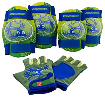 Schwinn Boy's Pad Set with Knee Elbow and Gloves