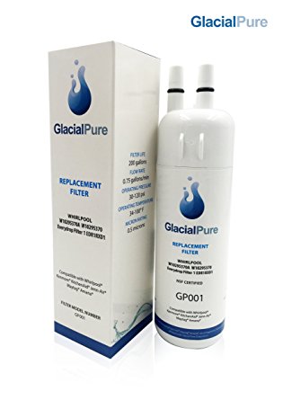 Glacial Pure Refrigerator Water Filter Replacement for EDR1RXD1, W10295370A, W10295370, Filter 1, Kenmore 46-9930