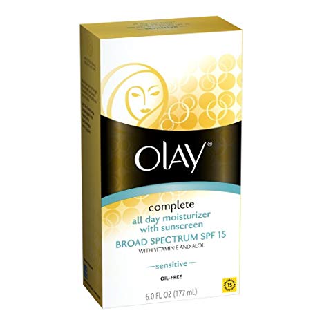 OLAY Complete All Day Moisturizer SPF 15, Sensitive Skin 6 oz