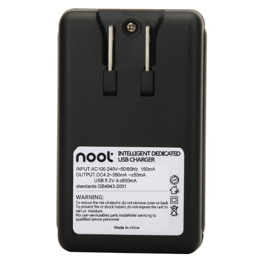 NOOT® USB Dock Wall Charger for Samsung Galaxy SIII / S3 i9300 Travel Size Battery Charger fits OEM GT-i9300, i535(Verizon), i747(AT&T), T999(T-Mobile), R530(U.S. Cellular), L710(Sprint), EB-L1G6LLU Batteries [1 Year Warranty]
