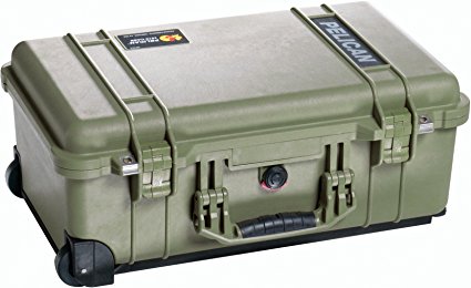 Pelican Products 1510-004-130 Medium Carry On Case with Padded Dividers (OD Green)