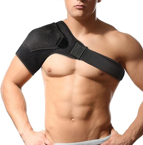 Krevi Shoulder Brace Shoulder Sling Shoulder Pain Relief Rotator Cuff Support Brace For Injuries and Tears, Joint Pain Relief, Fixed Ice Pack Heated Pack for Men and Women