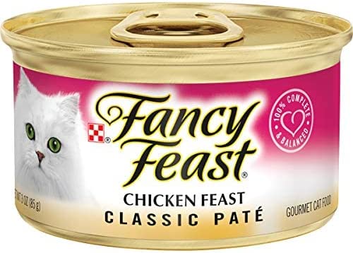 Fancy Feast Classic Chicken Feast Canned Cat Food 24/3-oz cans-