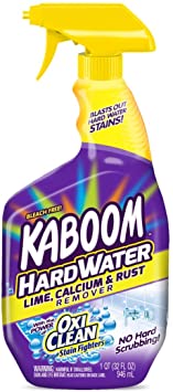 Kaboom Hardwater Bathroom Cleaner, Lime, Calcium & Rust Remover with oxi Clean Stain Fighters, 32 Ounce