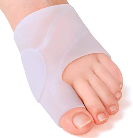 Welnove Bunion Protector, Gel Bunion Sleeves, Bunion Cushion Pads, Bunion Shield for Relieving Bunion Pain, Blister, Corn, Callouses, and Shoe Friction.