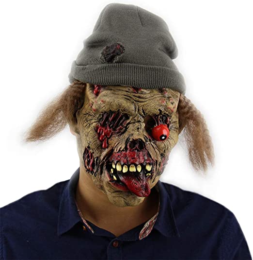 Ticent Halloween Zombie Mask for Adults - Corpse Cosplay Mask Creepy Scary Costume Masks for Men Women Party Decoration Props