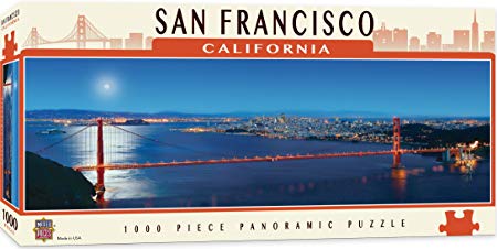 MasterPieces American Vistas Panoramic San Francisco Jigsaw Puzzle, 1000-Piece