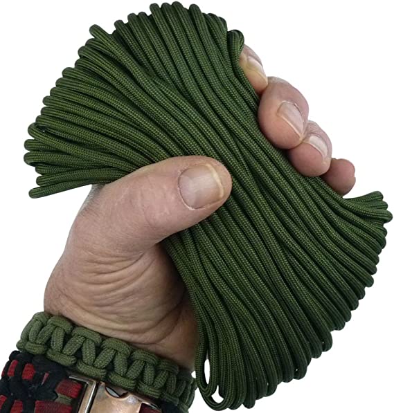 MilSpec Paracord/Parachute Cord, 8 or 11 Strands, 600 or 800 lb. Break Strength. Guaranteed Military Specification Compliant, 550 or 750 Survival Cord, Made in USA. 2 EBooks & Copy of MIL-C-5040H.
