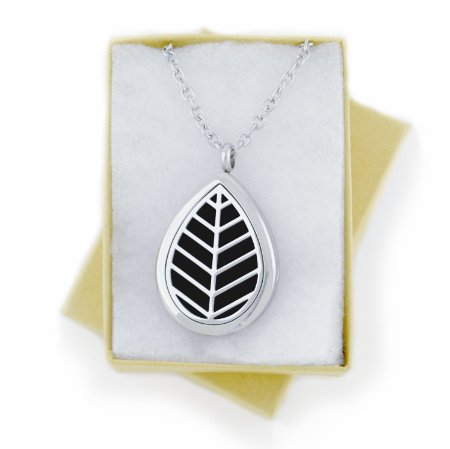 Diffuser Necklace {Leaf} for Essential Oils