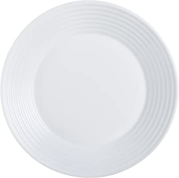 Luminarc P2169 Harena 7.25" Dessert Plate, Set of 6, Set, 1, White