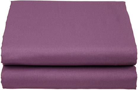 Luxury full fitted sheet brushed microfiber, Eggplant