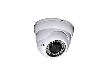HQ-Cam CCTV 1/3 SONY Super HAD CCD 700 TVL High-Res Eyeball IR dome Metal camera External Adjustable 2.8 ~ 12mm Vari-focal Zoom Lens : IR Corrected