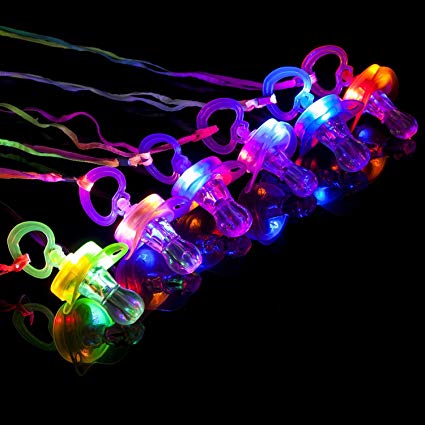 6PCS Colorful Flash Led Whistle Nipple-Type Flash Whistle Suitable for Activities in KTV and Bar Concert Tools for Cheering for Sports Events