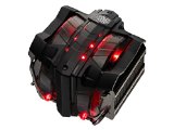 Cooler Master RR-V8VC-16PR-R2 V8 Ultra High performance 8 Vapour Chamber Direct contact heatpipes universal CPU Cooler Black with Red LED