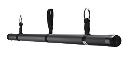 Anazao Fitness Gear by AccuFitness Multi-Myo 40" 3-Strap Long Resistance Band Bar (For use with resistance bands)