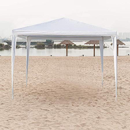 Outdoor Tent Portable Lightweight Party Wedding Park Canopy Gazebo Shelter Tent Picnic Table Canopy Beach Canopy Sun Shelter (9.8 X 9.8 ft)