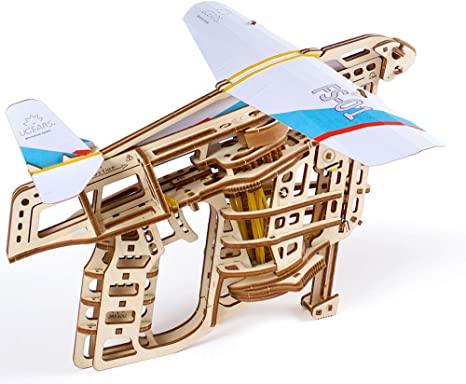 UGEARS Mechanical Wooden 3D Puzzle Model Flight Starter Set