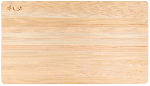 Boumbi Hinoki Wood Cutting Board (13.58 x 8.26 x 0.55 Inches) Small