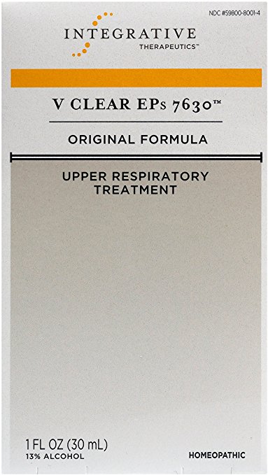 Integrative Therapeutics - V Clear EPs 7630 Original Formula - Upper Respiratory Treatment - 1 fluid ounce